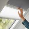 Velux Duo fényzáró roló, DFD SK08, univerzum mintás(4653S), fehér színű harmonikarolóval (1016), 114x140 cm