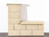 Leier Modern kerítéskő normál natúr beige 40x20x20 cm