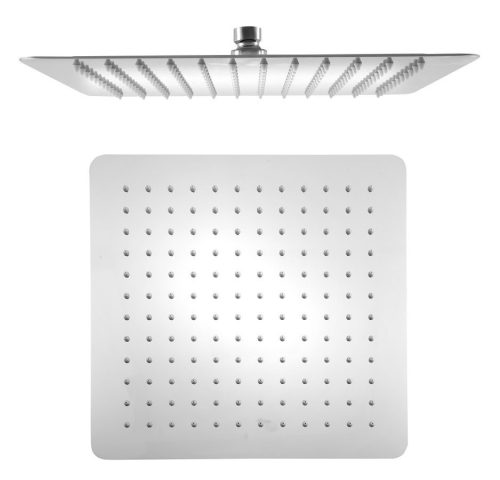 Sapho Slim fejzuhany, szögletes, 300x300mm, Inox