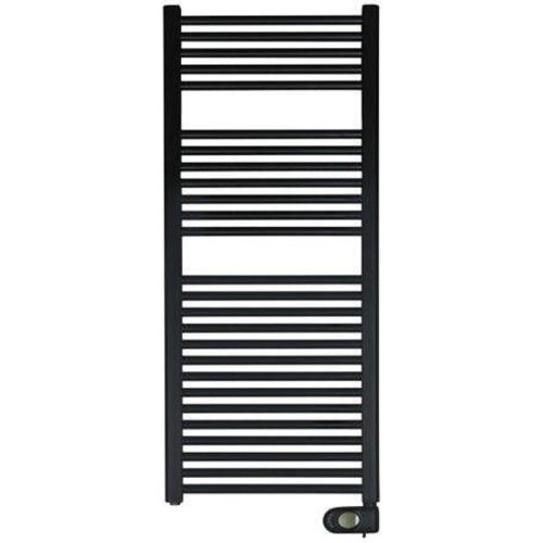 Zehnder Aura fürdőszobai radiátor 400x800mm, matt fekete, PBEBZ-080-40/MQ