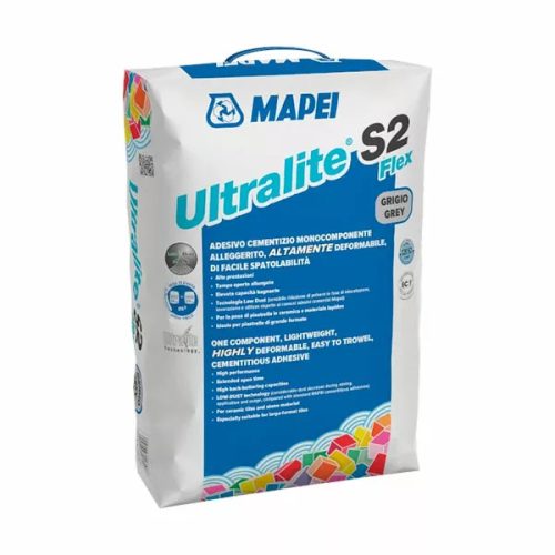 Mapei Ultralite S2 Flex flexibilis csemperagasztó (C2ES2) szürke 15 kg