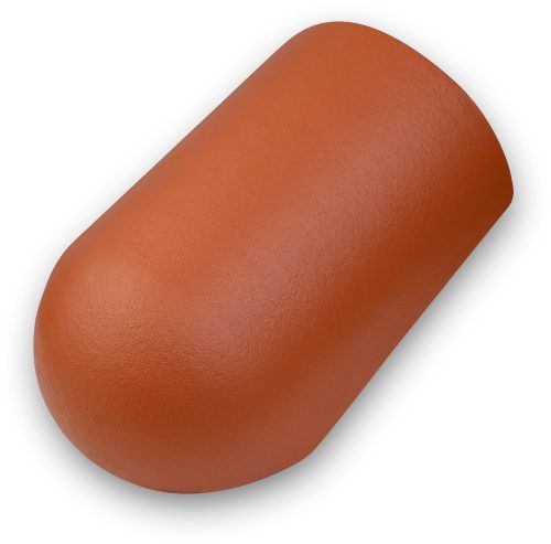 Újház Toscana Lux Matt kezdő kúpcserép, rögzítővel, téglavörös 