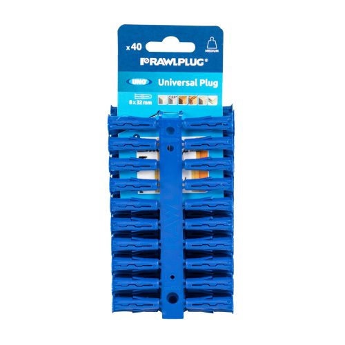 Koelner univerzális, minden anyaghoz alkalmas tipli,  8x32 mm, 20 db/cs