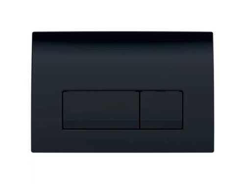 Geberit Delta50 működtetőlap, 2 mennyiséges, fekete RAL 9005