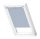 Velux fényzáró roló, DKL MK10, 78x160 cm, 4576S halványkék, fehér sínnel