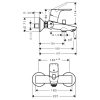 Hansgrohe Focus Egykaros kádcsaptelep, színkészlet 31940000