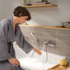 Hansgrohe Rebris E egykaros falsíkon kívüli kádcsaptelep