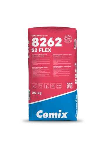 Cemix flexibilis csemperagasztó, S2, kül- és beltérre, 20 kg