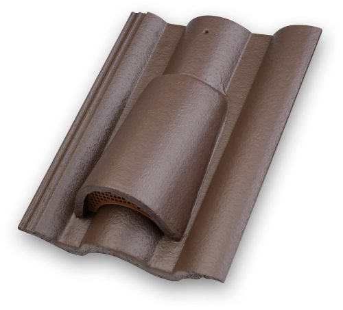 Újház Toscana Lux Matt beton szellőzőcserép barna