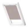 Velux fényzáró roló, DKL MK10, 78x160 cm, 4580S világosbarna, fehér sínnel