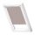 Velux fényzáró roló, DKL MK10, 78x160 cm, 4580S világosbarna, fehér sínnel