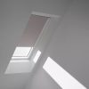 Velux fényzáró roló, DKL MK10, 78x160 cm, 4580S világosbarna, fehér sínnel