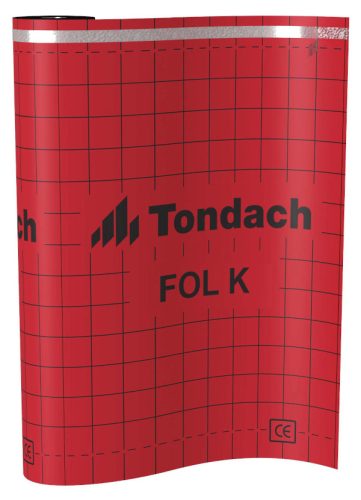 Tondach Tuning Fol K Black Páraáteresztő alátétfólia dupla ragasztósáávval deszkázatra145 g 75 m2