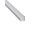 DK Profifix PVC Befogó profil (J profil) 12,5x20x2500 mm (50db/dob)