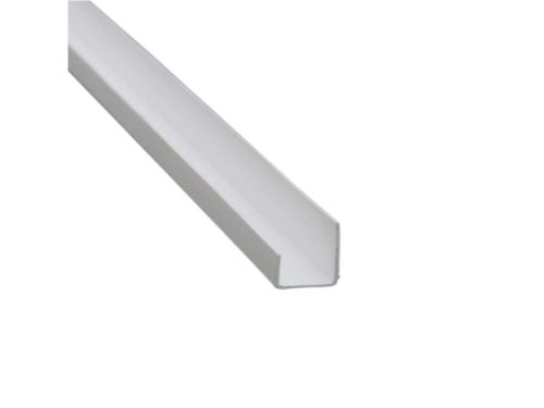 DK Profifix PVC Befogó profil (J profil) 12,5x20x2500 mm (50db/dob)