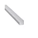 DK Profifix PVC Befogó profil (J profil) 12,5x20x2500 mm (50db/dob)