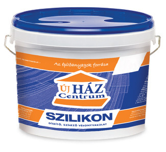 újHÁZ Szilikon Spachtel Vékonyvakolat, kapart 1,5 mm B1, 16 kg