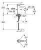 Grohe Essence egykaros mosdócsaptelep, M-es méret, phantom black