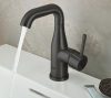 Grohe Essence egykaros mosdócsaptelep, M-es méret, phantom black