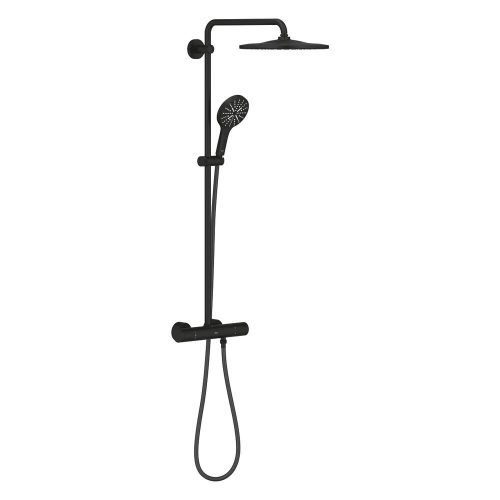 Grohe Rainshower SmartActive 310, termosztátos zuhanyrendszer, phantom black