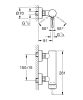 Grohe Essence egykaros zuhany csaptelep, phantom black
