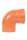 Valplast KG PVC ívidom 87° D.125mm