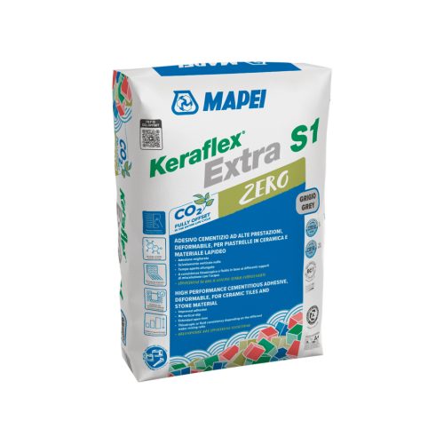 Mapei Keraflex S1 Extra Zero flexiblis csemperagasztó, 25 kg, szürke