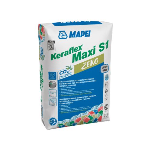Mapei Keraflex S1 Maxi Zero flexiblis csemperagasztó 25kg, szürke