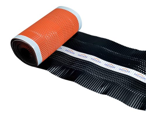 Dachler Micro Roll alumínium kúpalátét fekete 300 mmx5 m