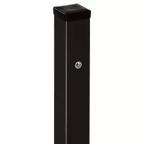 Polbram kapu oszlop 7 x 7 x 200 cm, RAL 9005, fekete