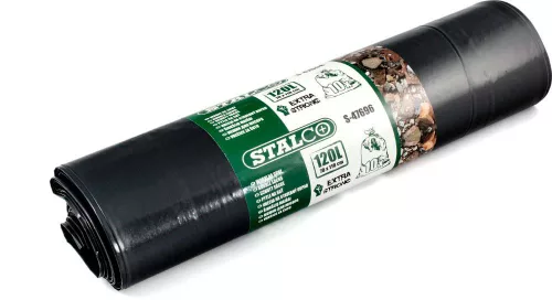 Stalco szemetes zsák (sitteszsák) 120 L  70 X 110 cm  10Db/Csomag