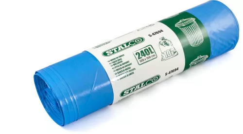 Stalco szemetes zsák 240 L  90 X 140 cm  10db/tekercs