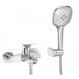 Tres Canigo kádcsaptelep, zuhanyszettel, króm, 21717001