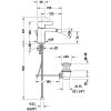 Duravit D-Neo Egykaros Bidécsaptelep, króm DE2400001010