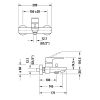 Duravit B.1 Egykaros kádcsaptelep, króm B15230000010
