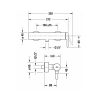 Duravit C.1 Egykaros zuhanycsaptelep, króm C14230000010