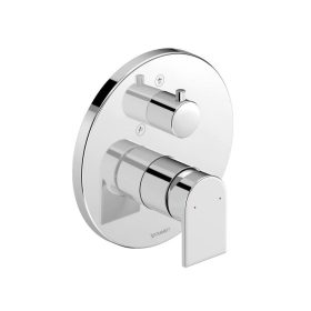 Duravit Tulum Egykaros, kétutas zuhanycsaptelep, falsíkra szerelhető, króm TU4210012010