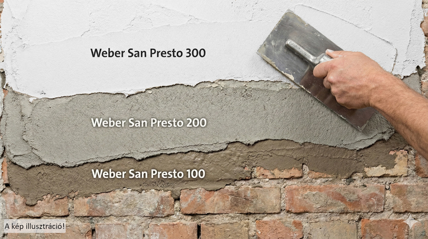 A Weber San Presto rendszer alkalmazása